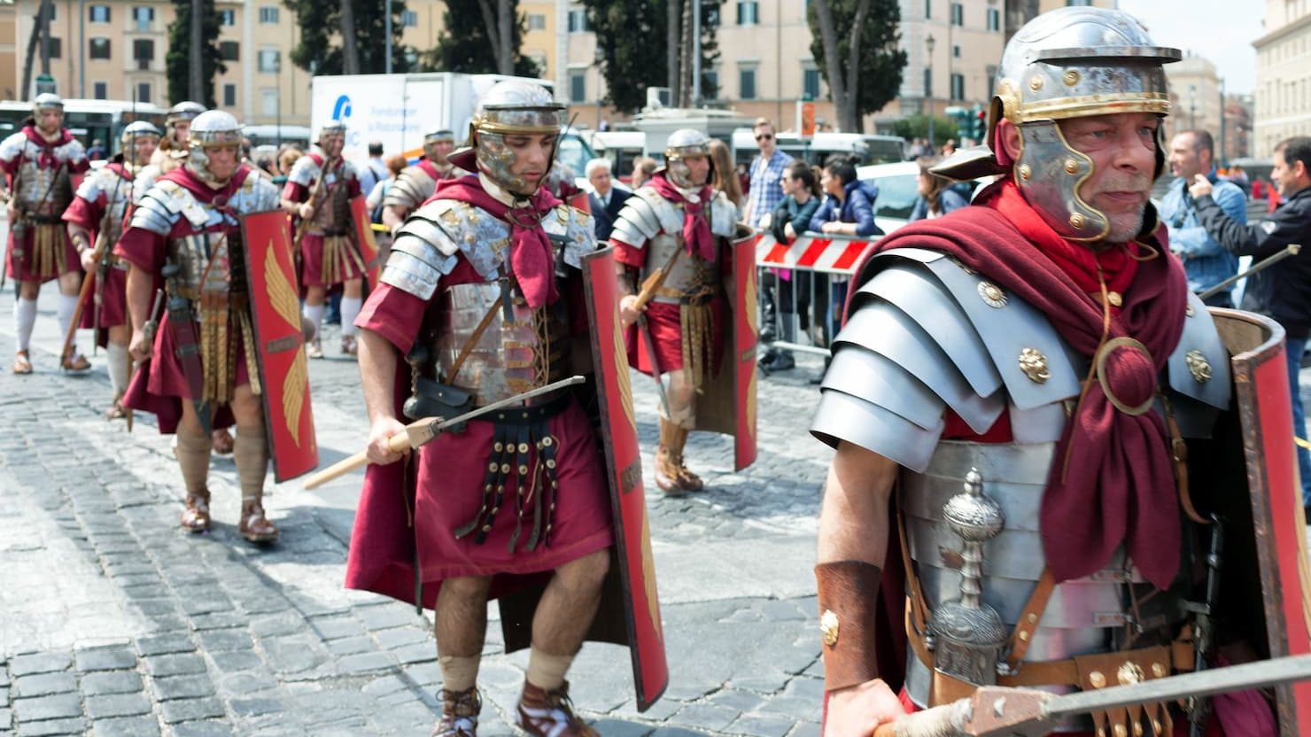 Rievocazione soldati romani